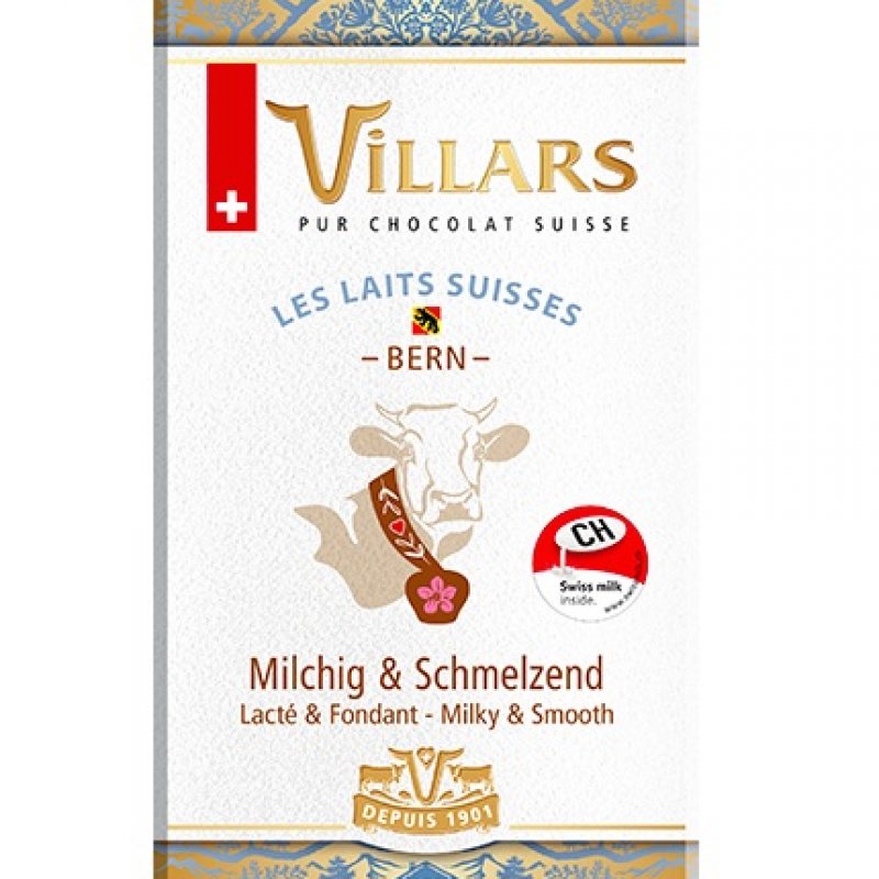  Tabletă de ciocolată Villars lait de Bern
