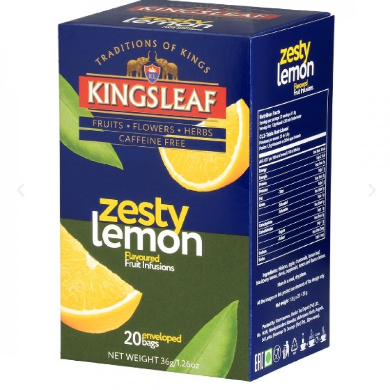  Ceai Zesty Lemon pliculețe 