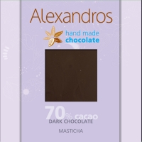  Tabletă de ciocolată neagră cu mastic