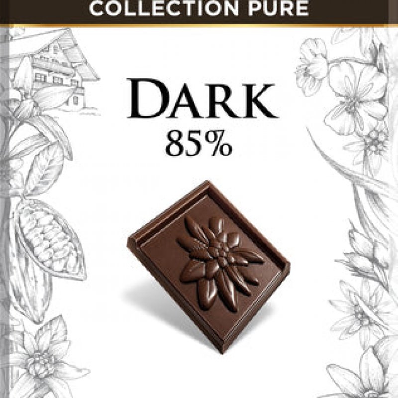  Tabletă de ciocolată Villars neagră 85%