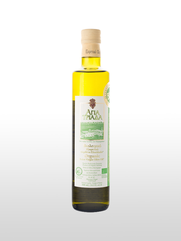 Ulei de măsline extra-virgin BIO Mânăstirea Sfânta Treime (Creta), 500 ml. (la sticlă)