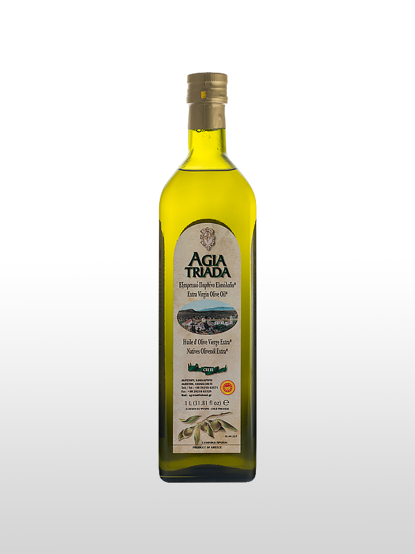 Ulei de măsline extra-virgin Mânăstirea Sfânta Treime (Creta), 1 l. (sticlă)