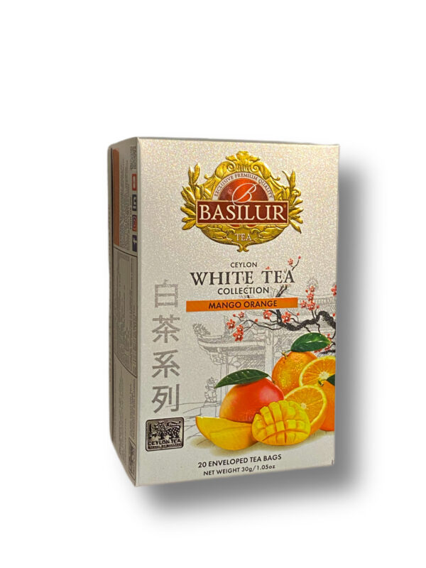 White tea mango și portocală, 20 pliculețe