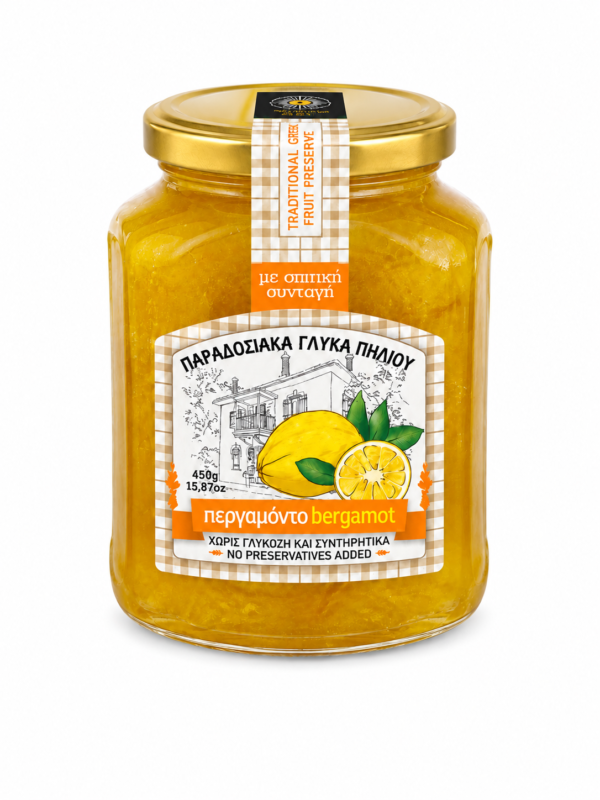 Dulceață grecească din coajă de bergamotă - 450g