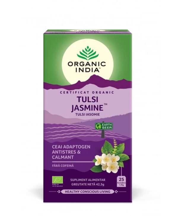 Ceai Organic India Tulsi Iasomie – 25 plicuri