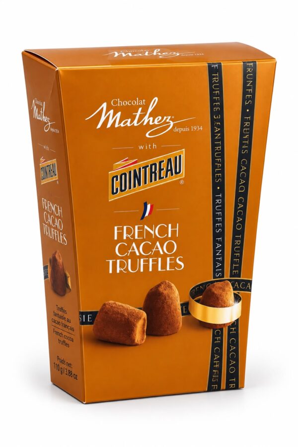 Trufe franțuzești de cacao Mathez cu Cointreau