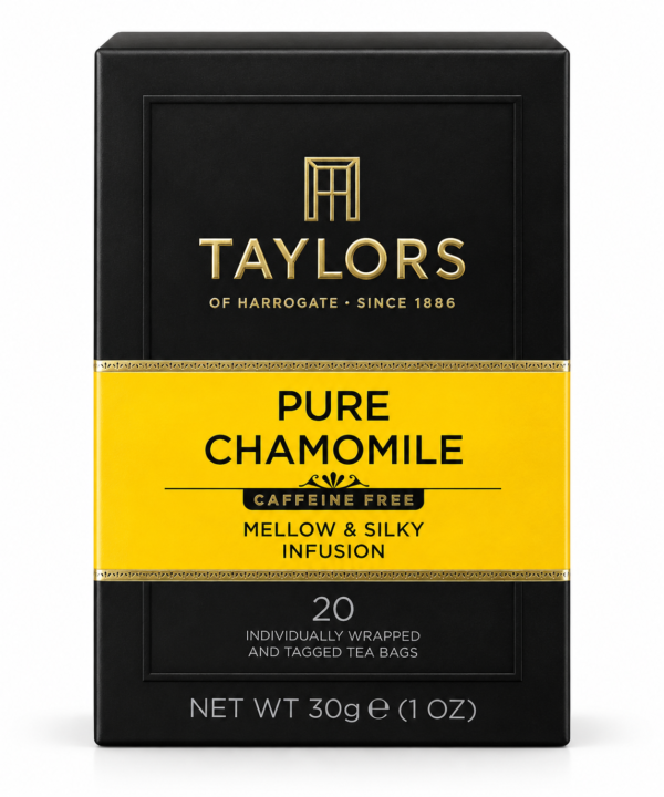 Ceai de mușețel Taylors of Harrogate Pure Chamomile – 20 plicuri, 30 g