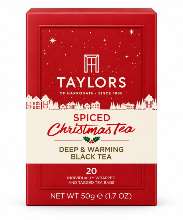 Ceai negru condimentat Taylors of Harrogate Spiced Christmas Tea – 20 pliculețe, 50 g